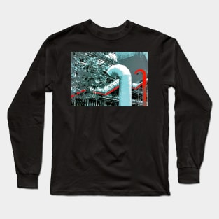 Pompidou Centre Paris Long Sleeve T-Shirt